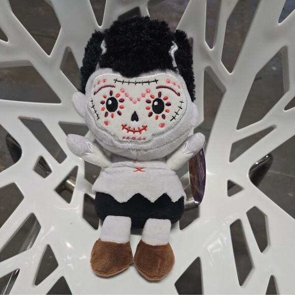 Kellytoy Bride Of Frankenstein Day Of The Dead/Halloween 9" Plush Sugar Skull - Picture 1 of 1